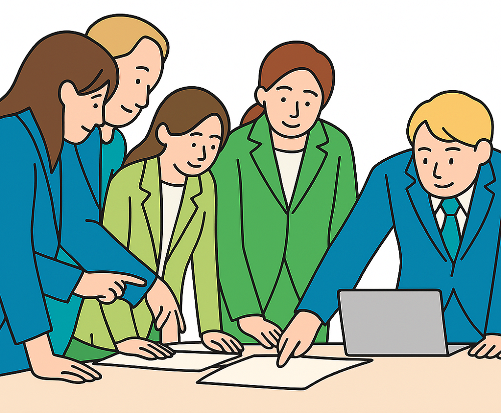 Une équipe de référenceurs